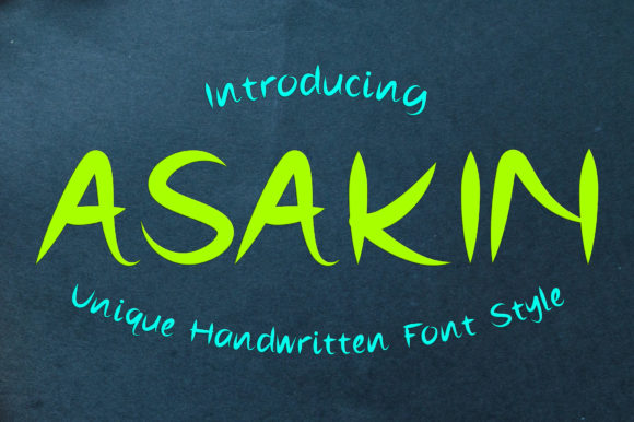 Asakin: The Chic Display Font for Your Brand