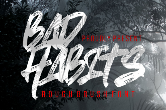Bad Habits: A Street-Styled Display Font for Bold Branding