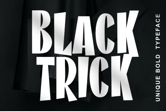Black Trick: A Bold Display Font for Makers