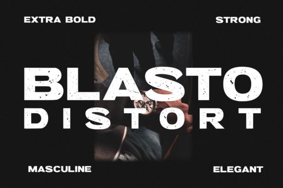 Blasto Distort: A Bold Display Font for Editorial Impact