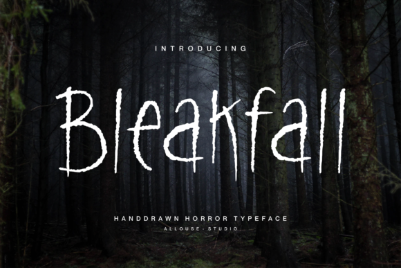 Bleakfall: A Spooky Display Font for Marketers