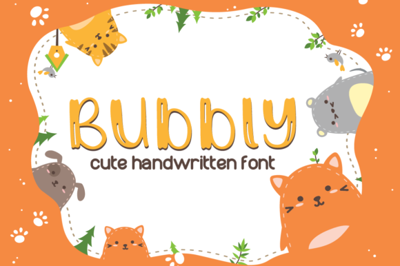 Bubbly Cute: A Playful Display Font for Crafters