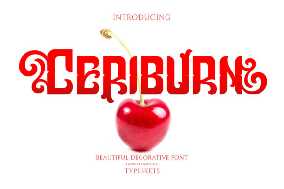 Ceriburn: A Vintage Display Font for Web Design