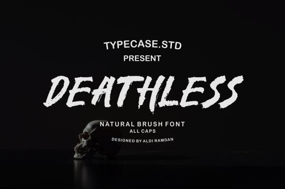 Deathless: A Premium Display Font for Branding