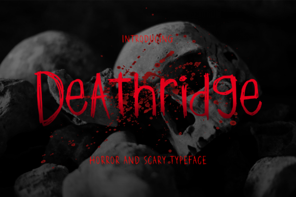 Deathridge: A Dramatic Display Font for Marketers
