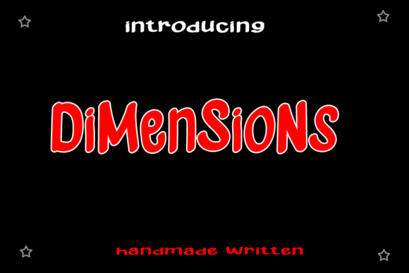 Dimensions: A Charming Display Font for Your Brand