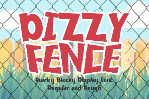 Dizzy Fence: A Playful Display Font for Your Brand