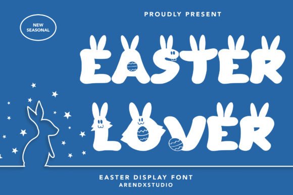 Easter Lover: A Cute Display Font for Makers
