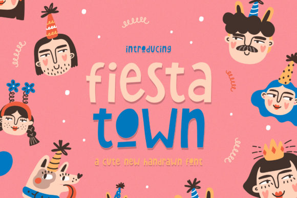 Fiesta Town: A Playful Display Font for Campaigns