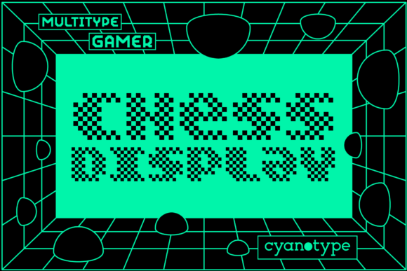 Gamer Chess: A Pixelated Display Font for Web Design