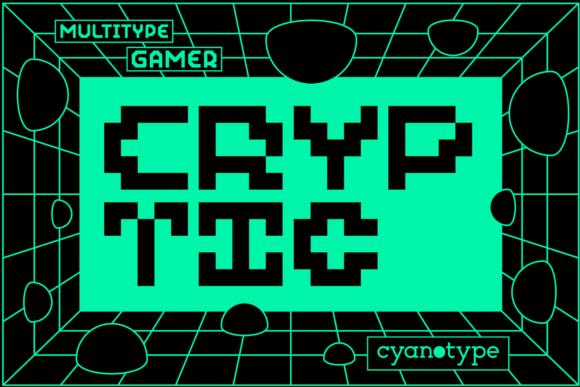 Gamer Cryptic: A Unique Pixel Display Font for Designers