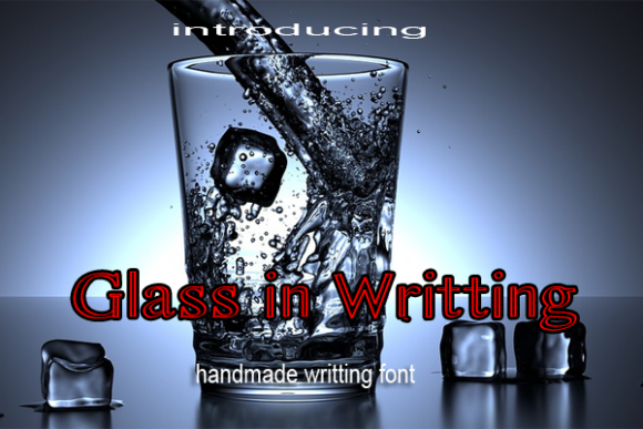 Glass in Writing: A Modern Display Font for Web Design