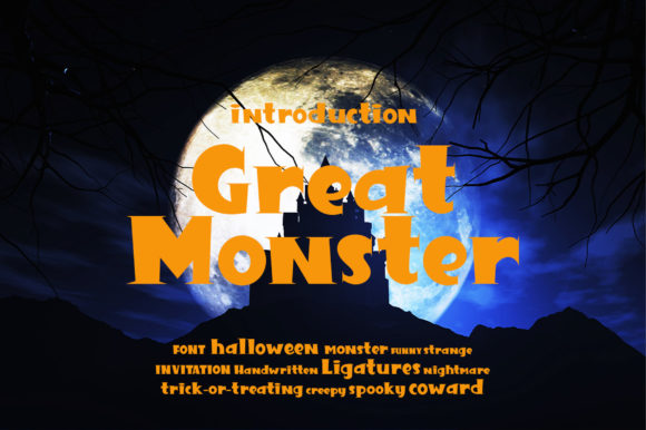 Great Monster: A Brutal Display Font for Bold Brands