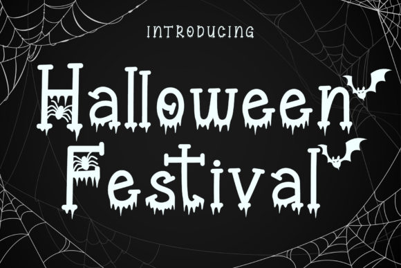 Halloween Festival: A Spooky Display Font for Business