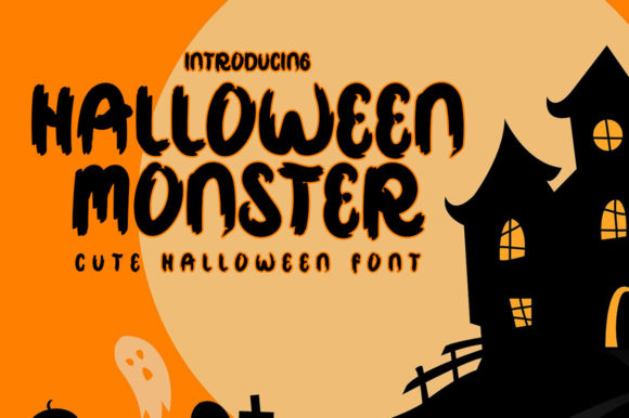 Halloween Monster: A Spooky Display Font for Web Design