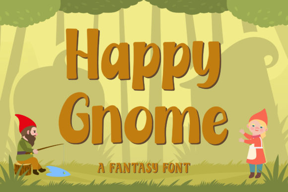 Happy Gnome: A Playful Display Font for Editorial Design