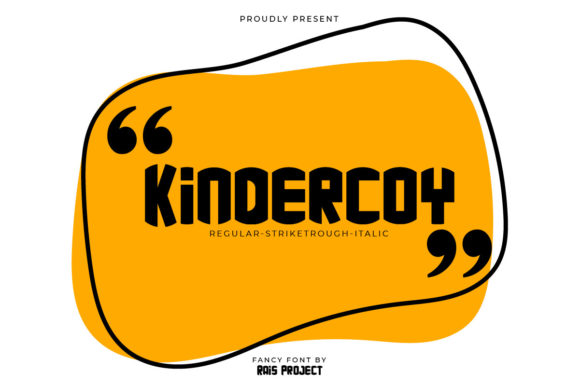 Kindercoy: The Bold Display Font for Marketers
