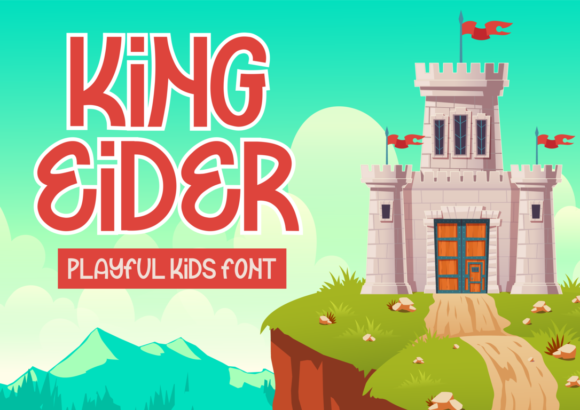 King Eider: A Playful Display Font for Small Business Branding