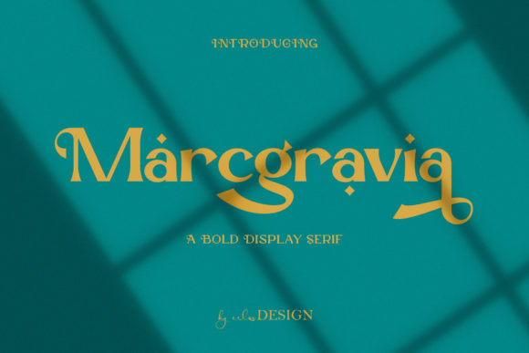Marcgravia: A Premium Display Font for Web Design
