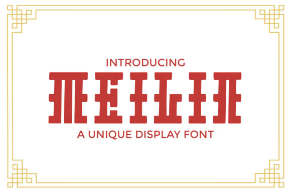 Meiling: A Bold Display Font for Makers