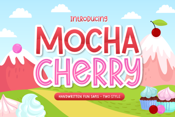 Mocha Cherry: A Sweet Display Font for Brand Identity
