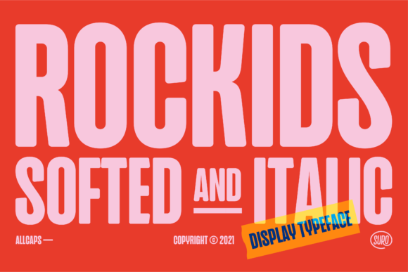 Rockids Softed: A Bold Display Font for Small Business Branding