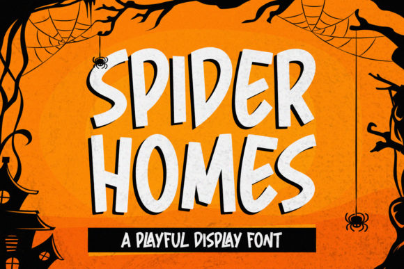 Spider Home: A Spooky Display Font for Makers