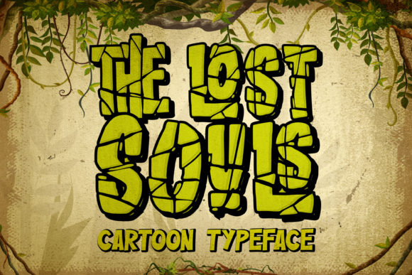 The Lost Soul: A Cartoon Display Font for Crafters
