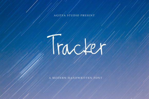 Tracker: A Cool Display Font for Makers